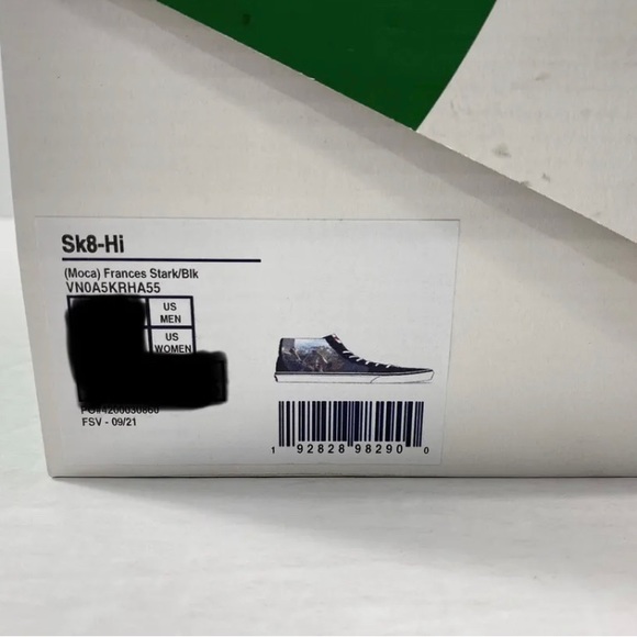 Vans x MOCA Sk8-Hi Frances Stark Shoes - Picture 7 of 9